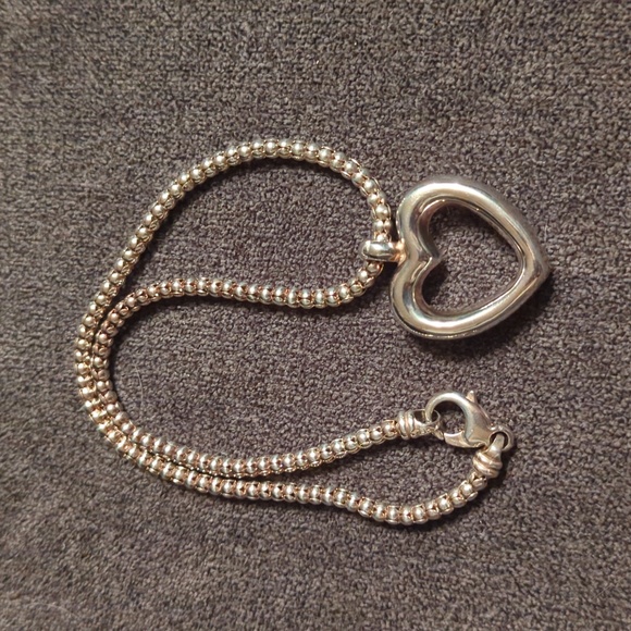 Sterling heart necklace - Picture 2 of 7